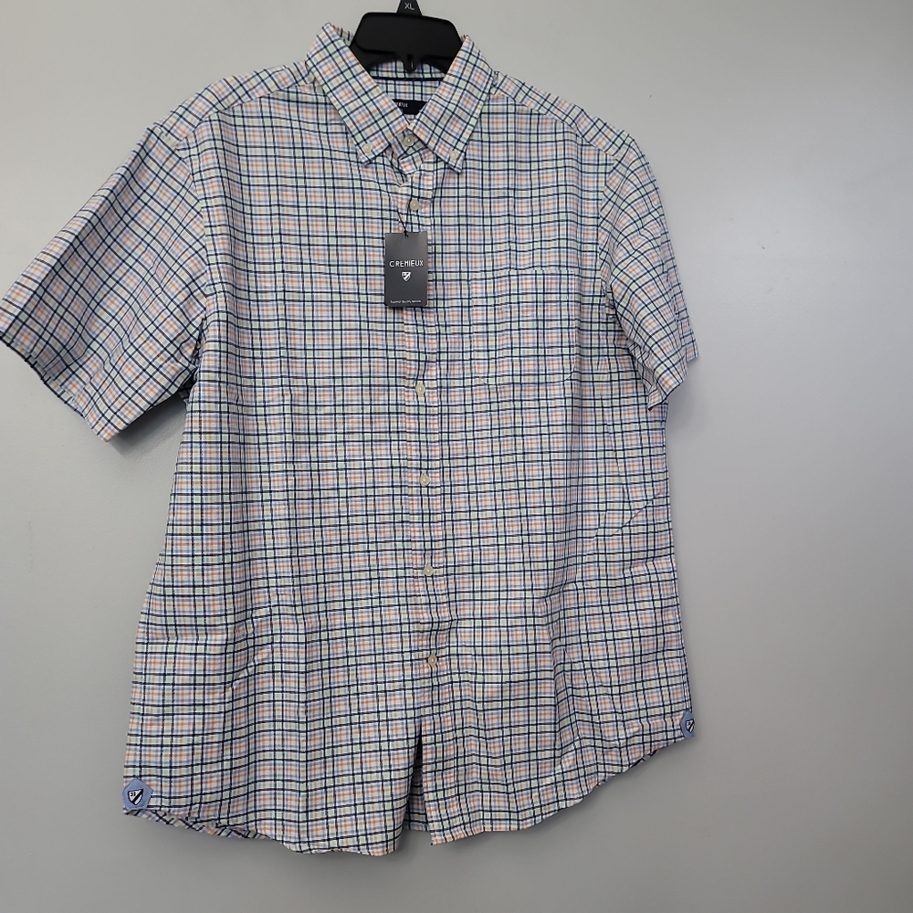 Cremieux  Classics Short Sleeve Plaid Shirt